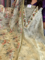 Net Kotta unstitched salwar set / U4360