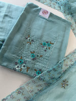 Net Kottaunstitched Salwarset/U4881