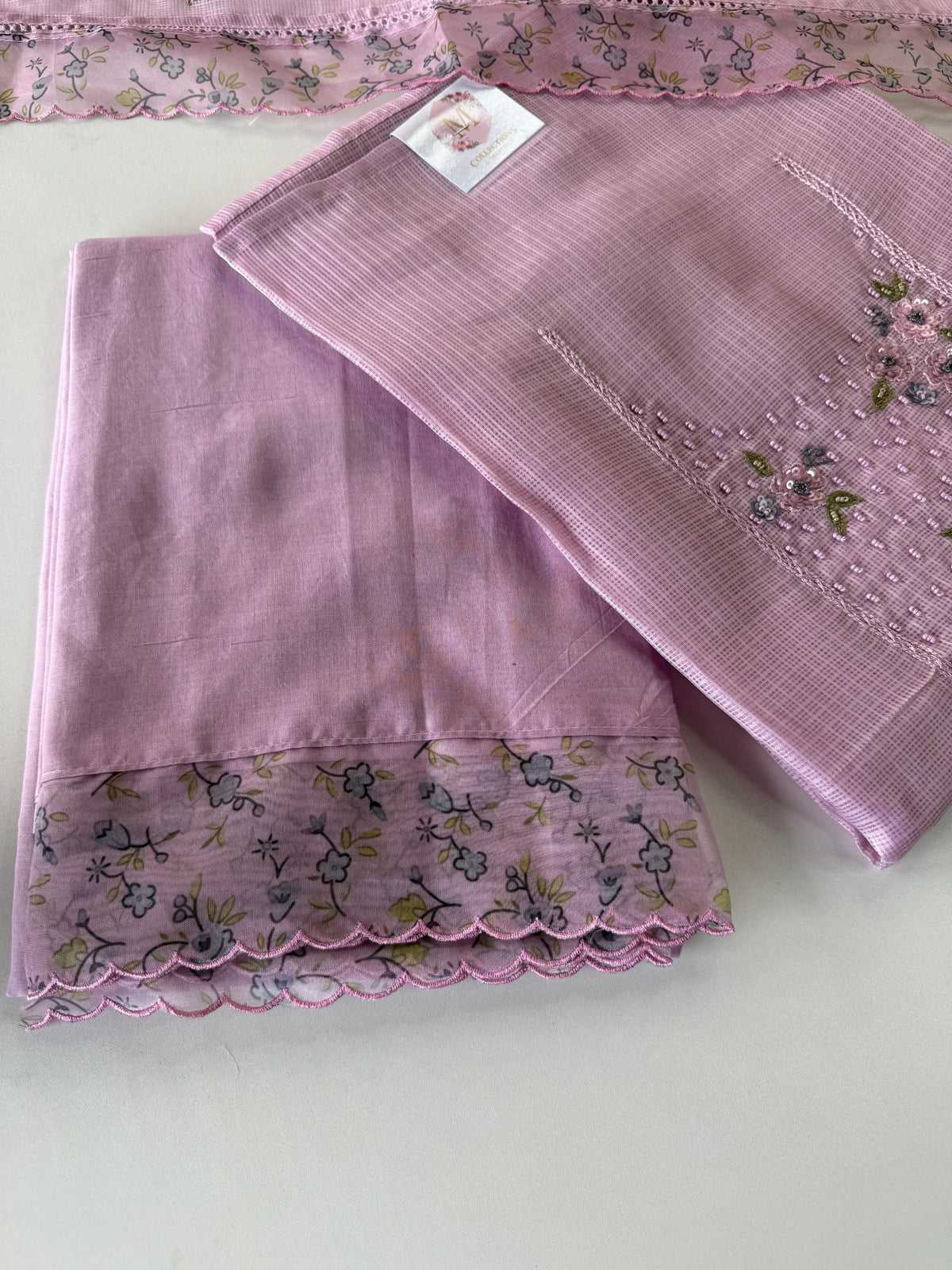 Net Kottaunstitched Salwarset/U4881