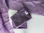 Crushed crape Saree/ US396