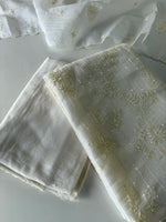 Crushed crape Saree/ US396
