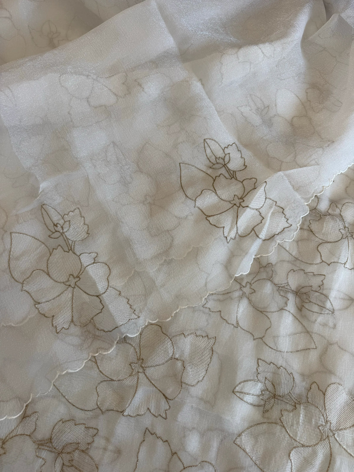 Foam crush Saree/ CW714