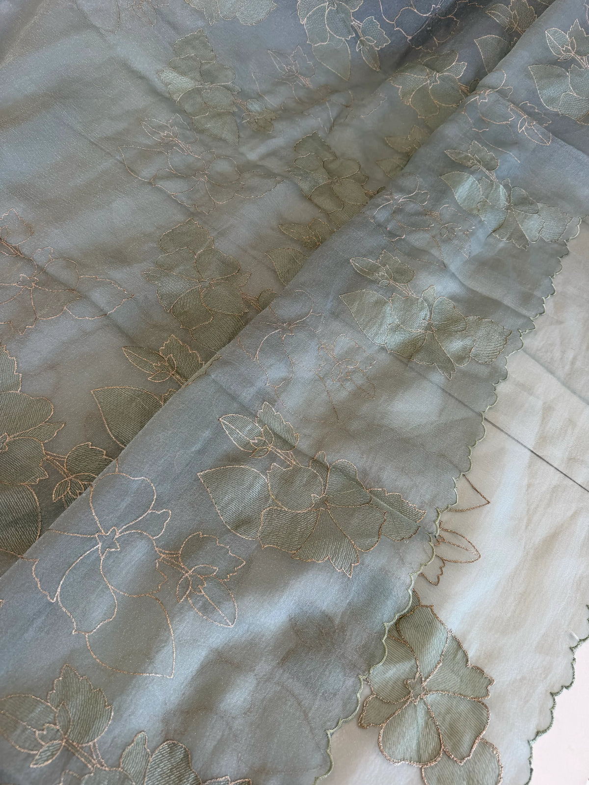 Foam crush Saree/ CW714