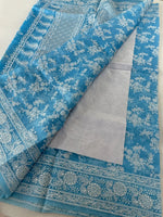 Organza chikkankari