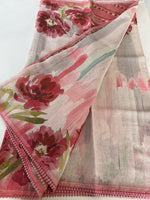 French rose linen