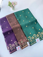 Soft Semi Tussar Saree/ D139