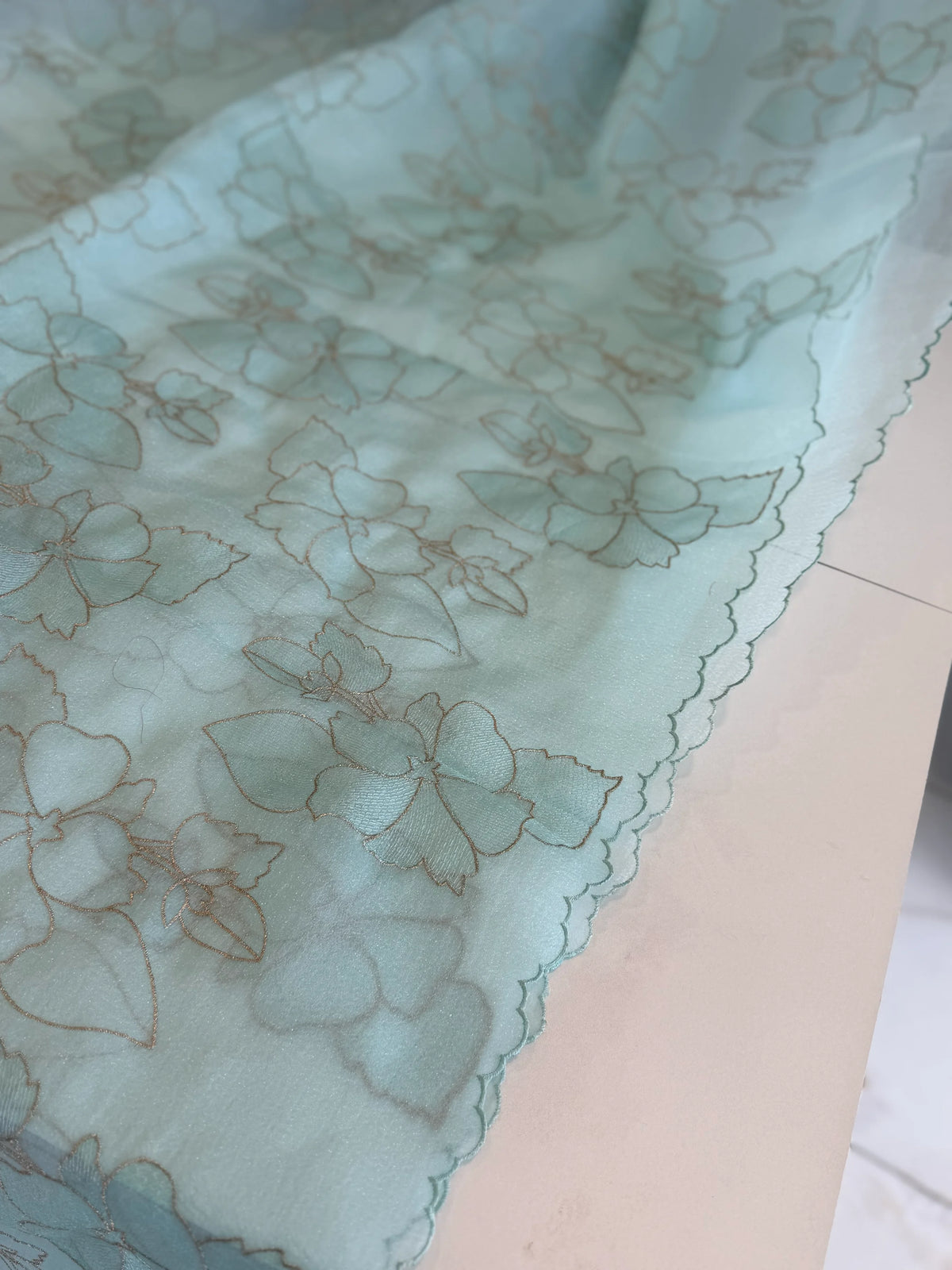 Foam crush Saree/ CW714