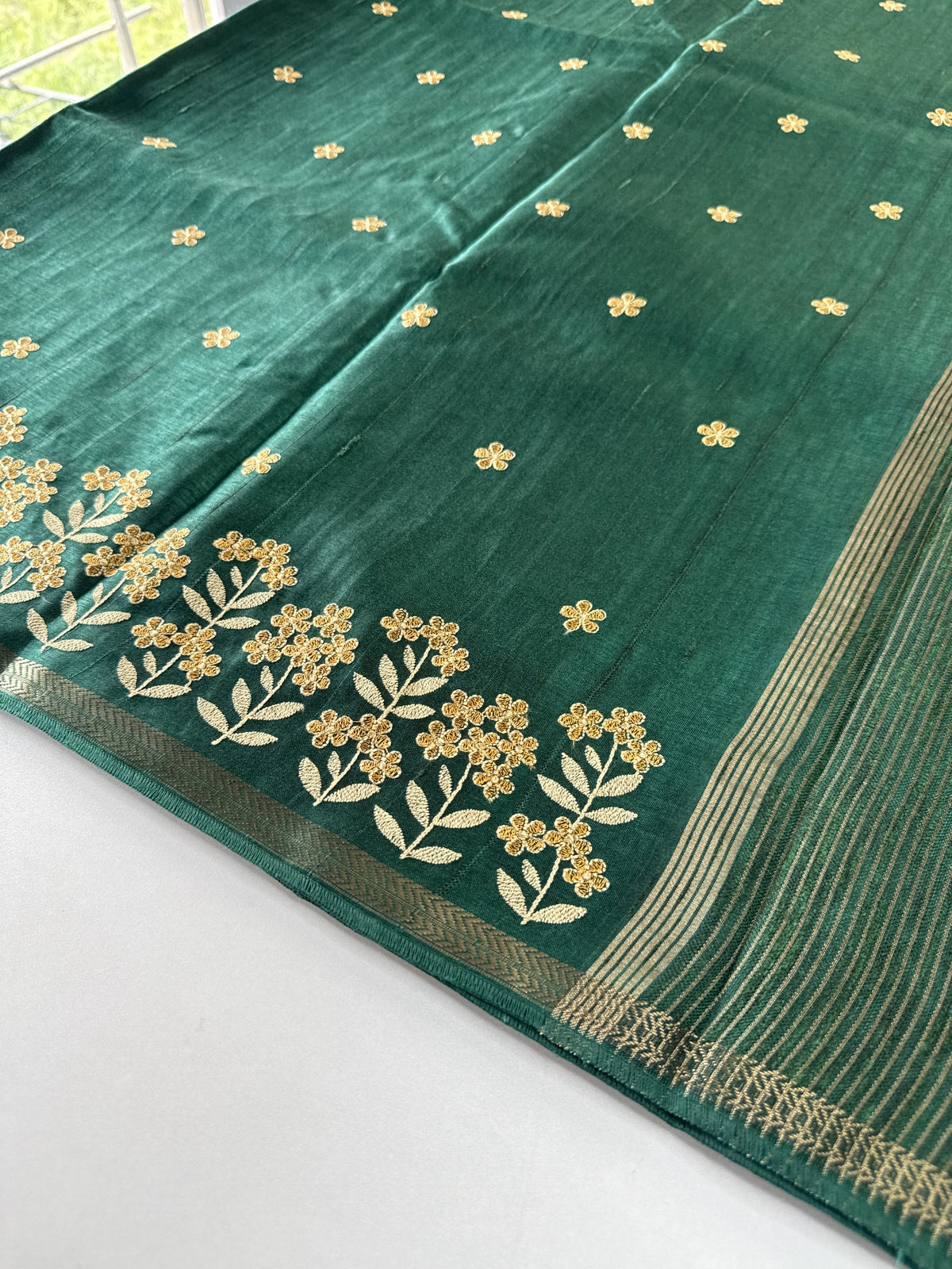 Soft Semi Tussar Saree/ D139
