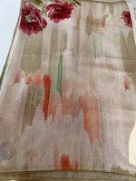 French rose linen