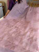 Foam crush Saree/ CW714