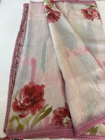 French rose linen