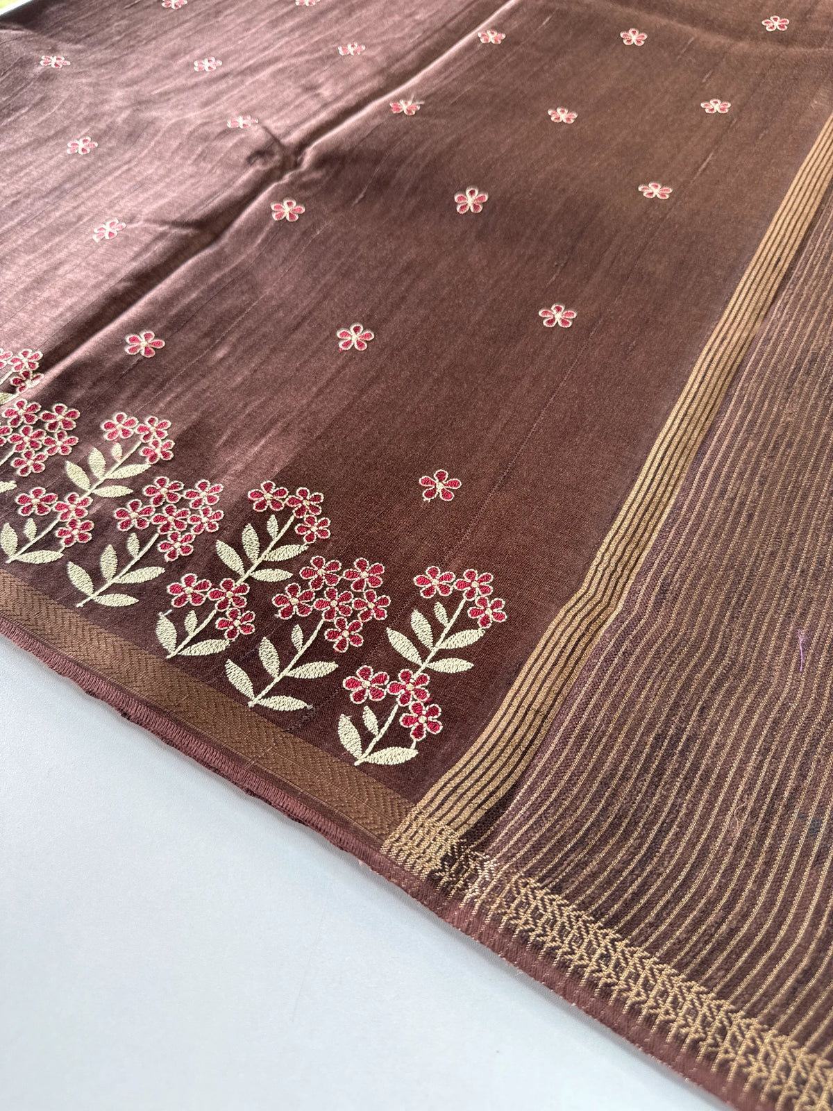 Soft Semi Tussar Saree/ D139