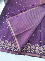 Soft Semi Tussar Saree/ D139