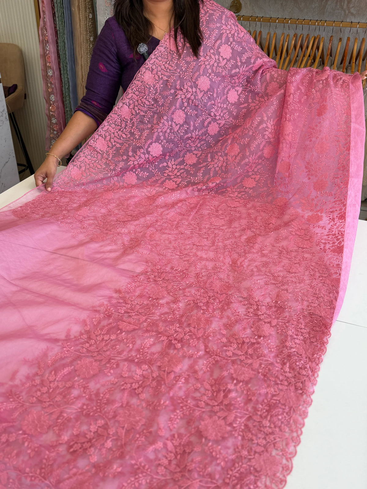 Soft Organza Saree/ CW775