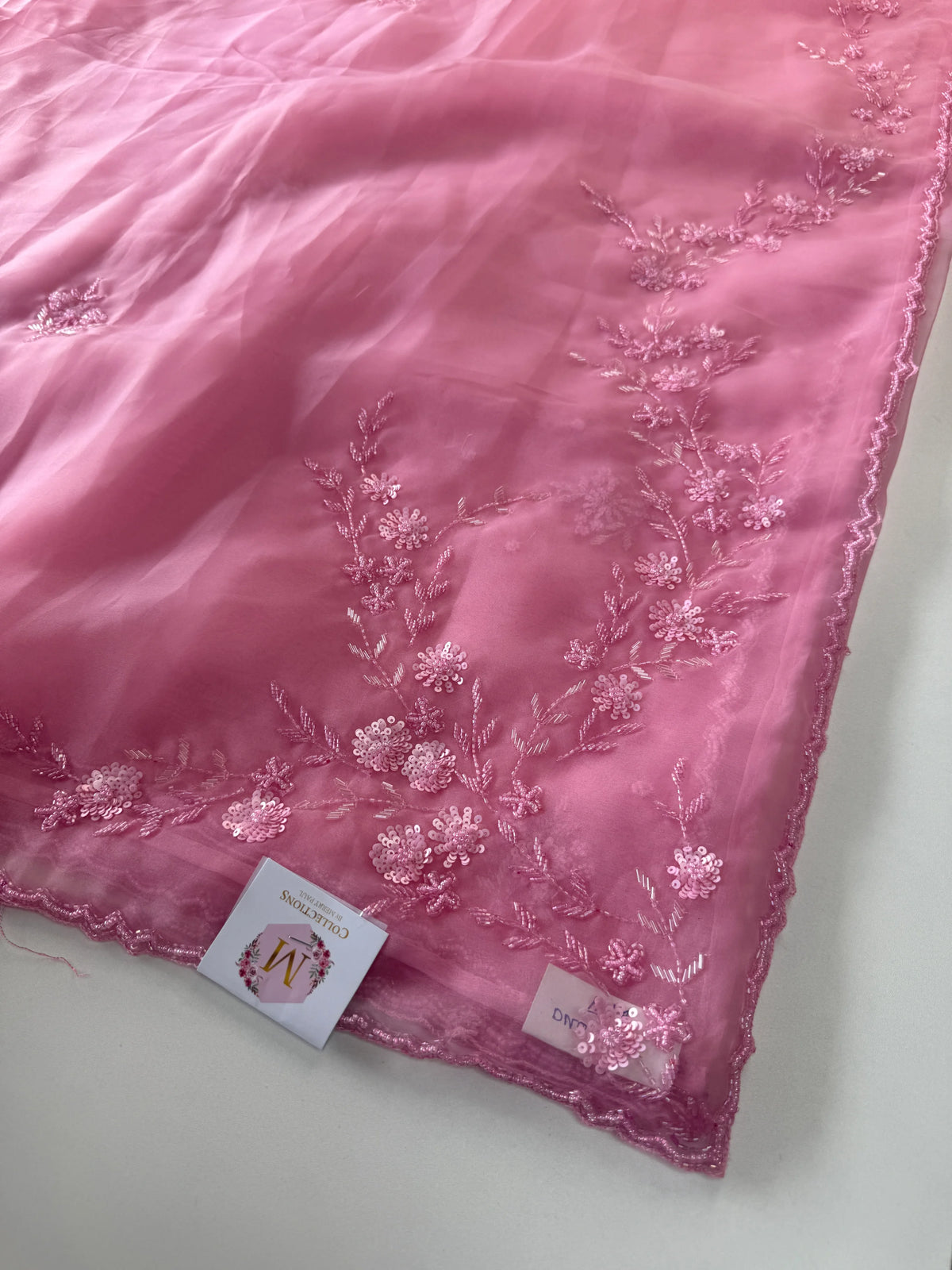 Glass organza saree/ AM109