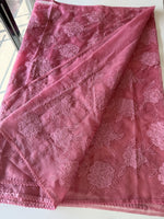 Soft Organza wit appliqué work / CW06