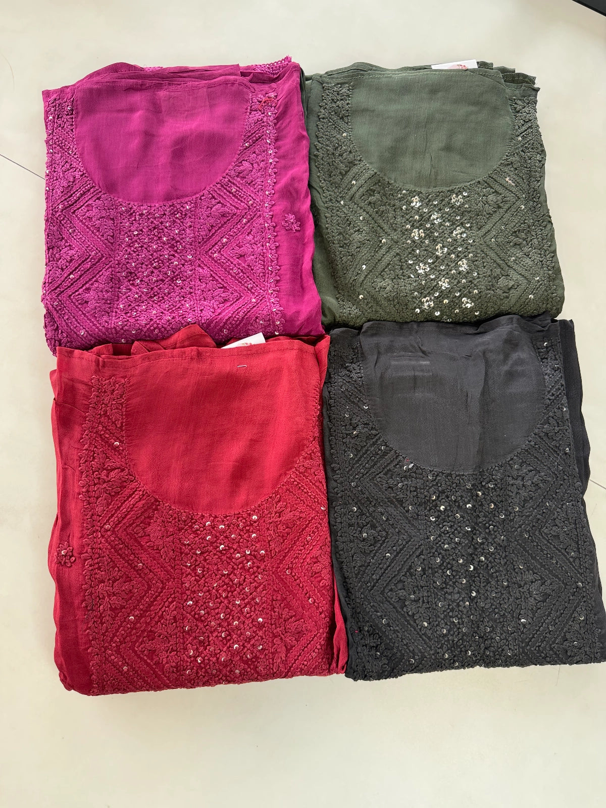 Platinum Georgette /2613