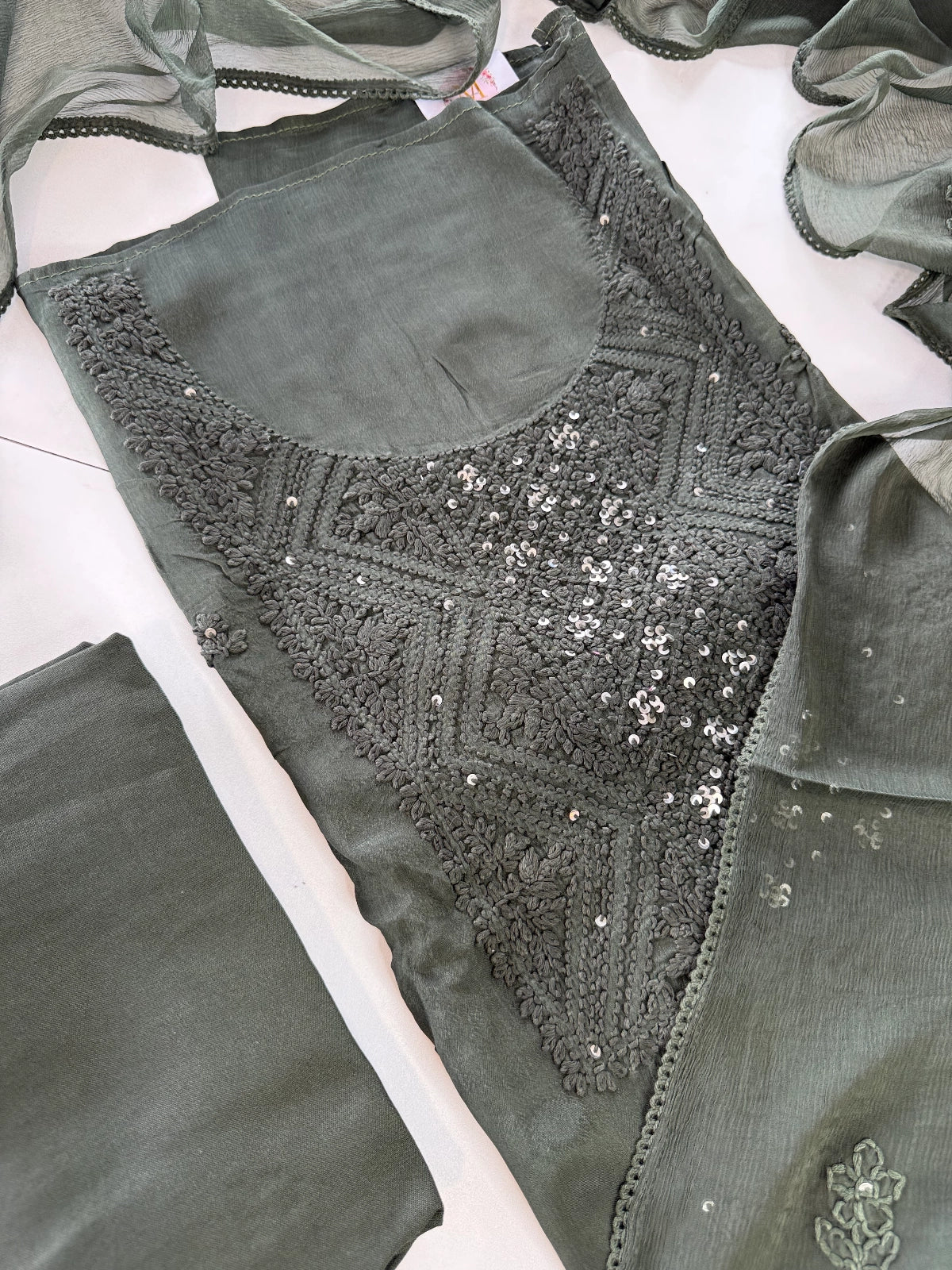 Platinum Georgette /2613