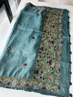 Crushed Crape Saree / KJ14