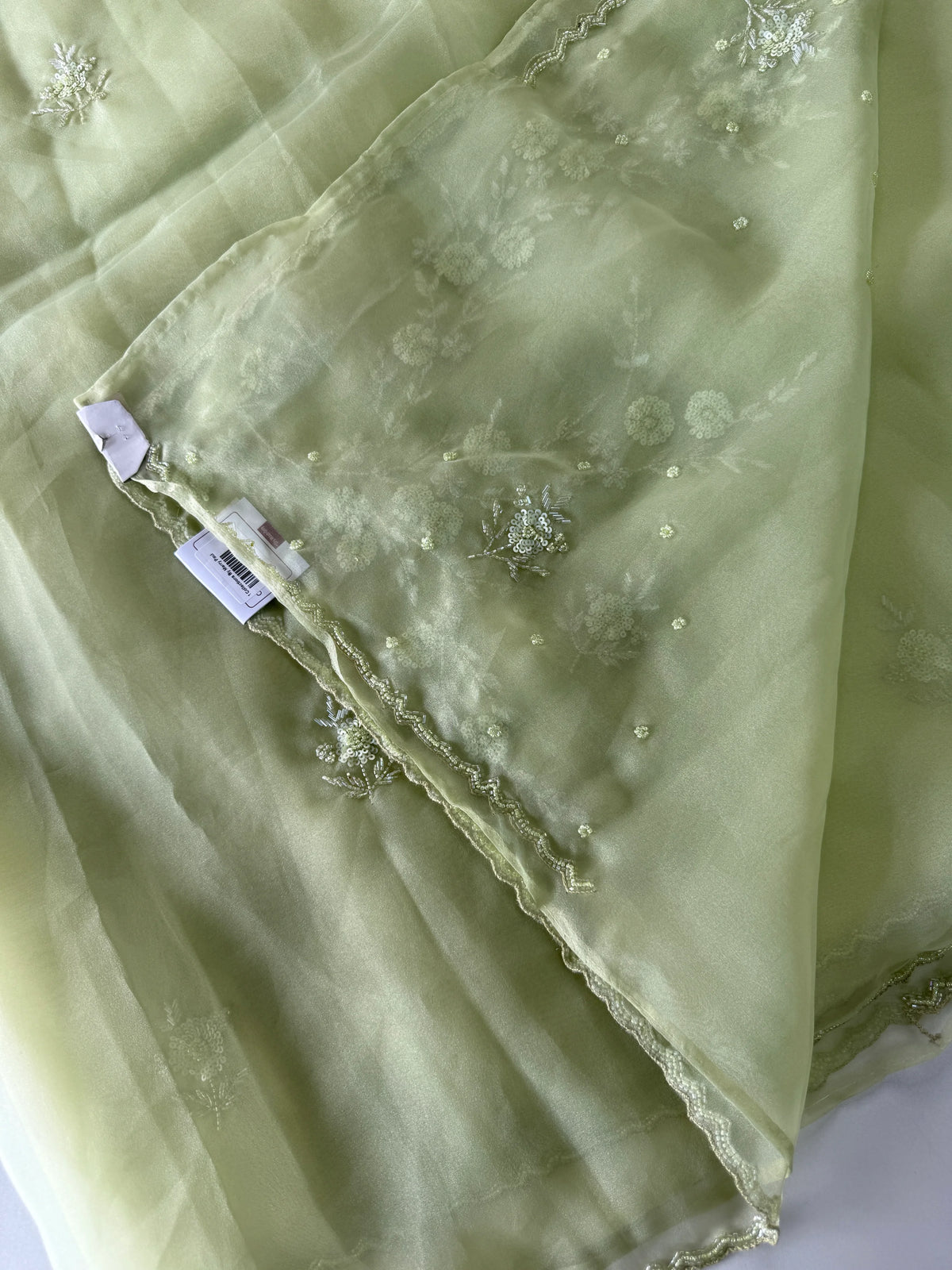 Glass organza saree/ AM109