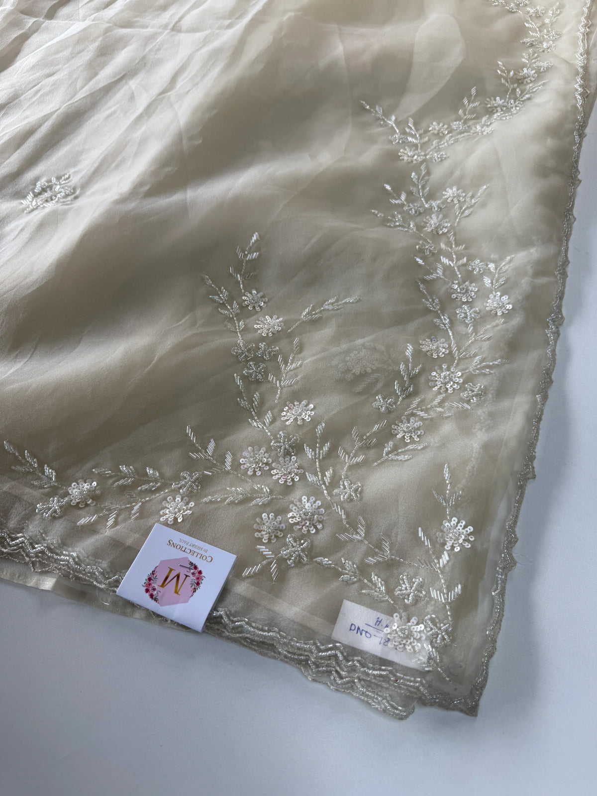 Glass organza saree/ AM109