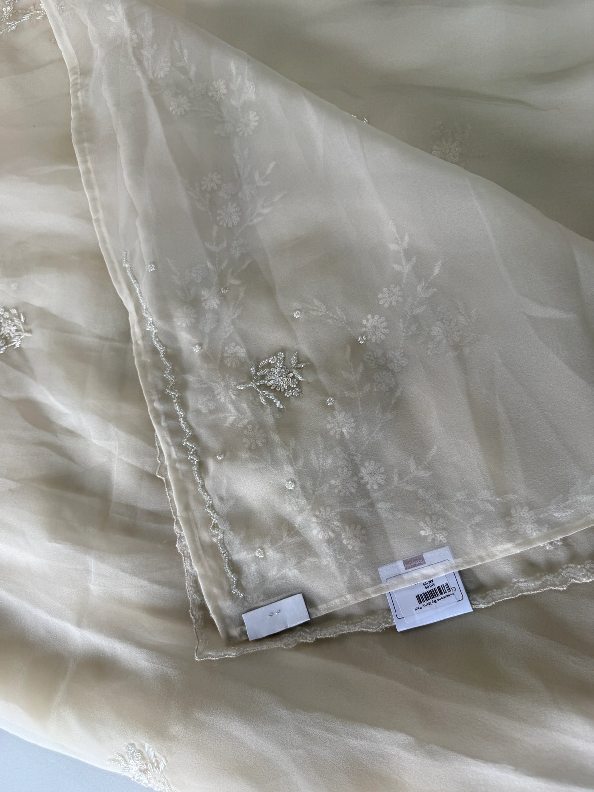 Glass organza saree/ AM109