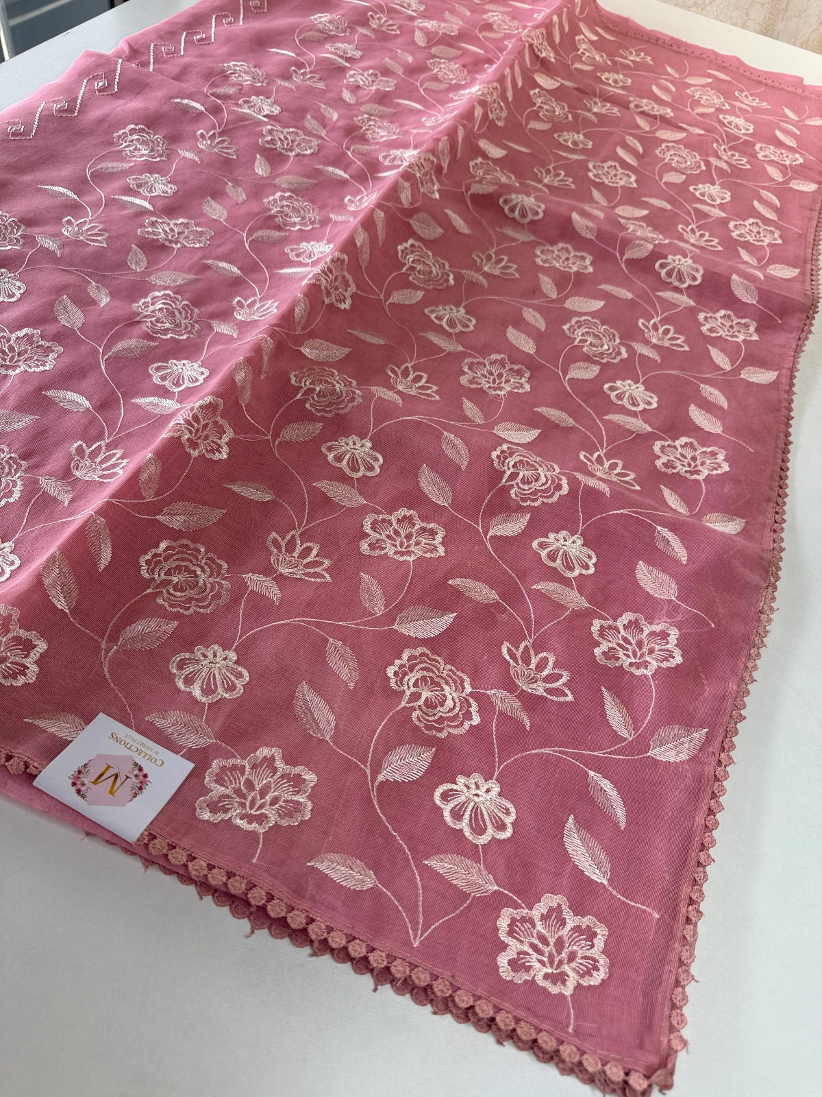 Chanderi Tissue saree/ D110