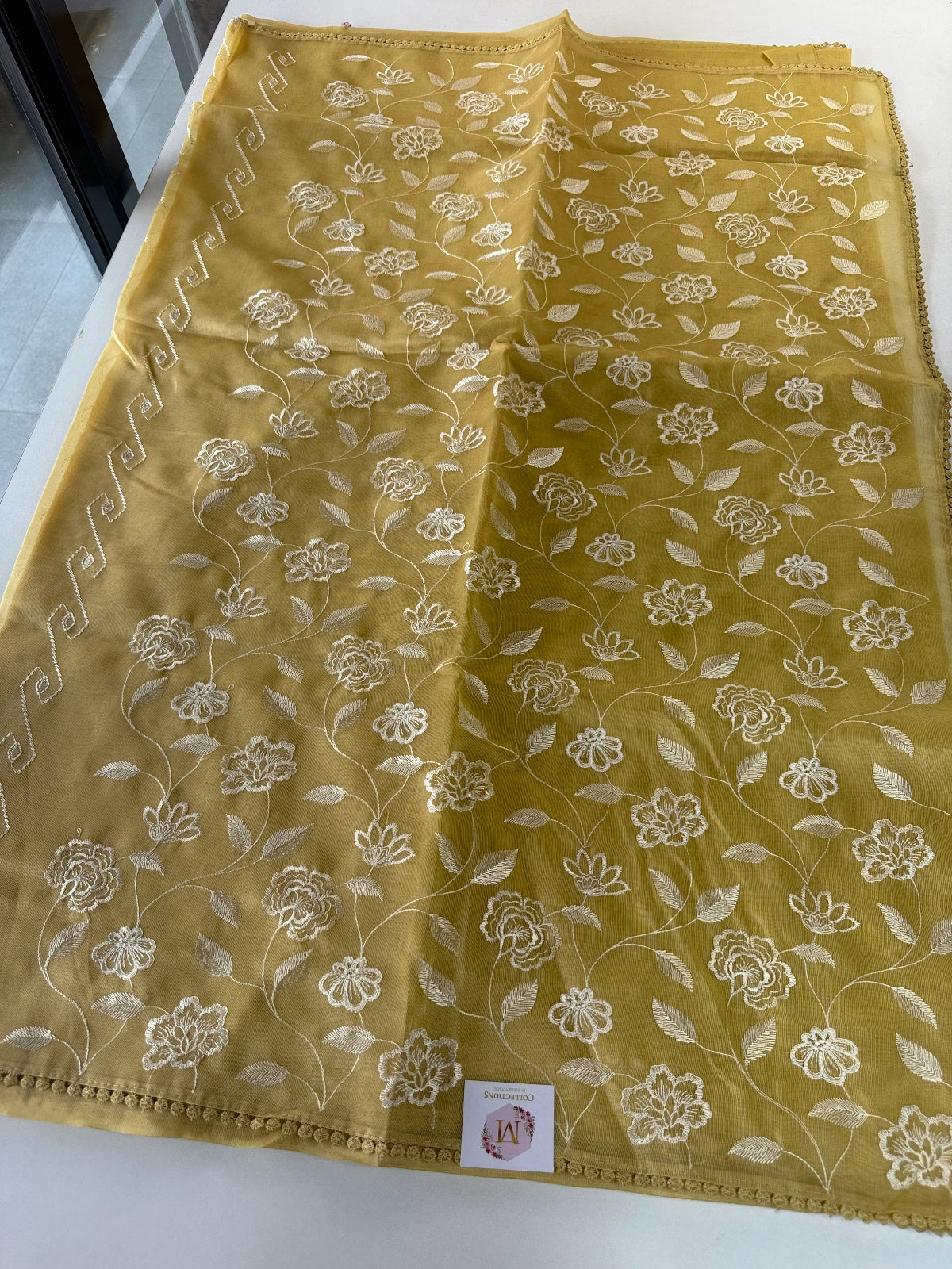 Chanderi Tissue saree/ D110