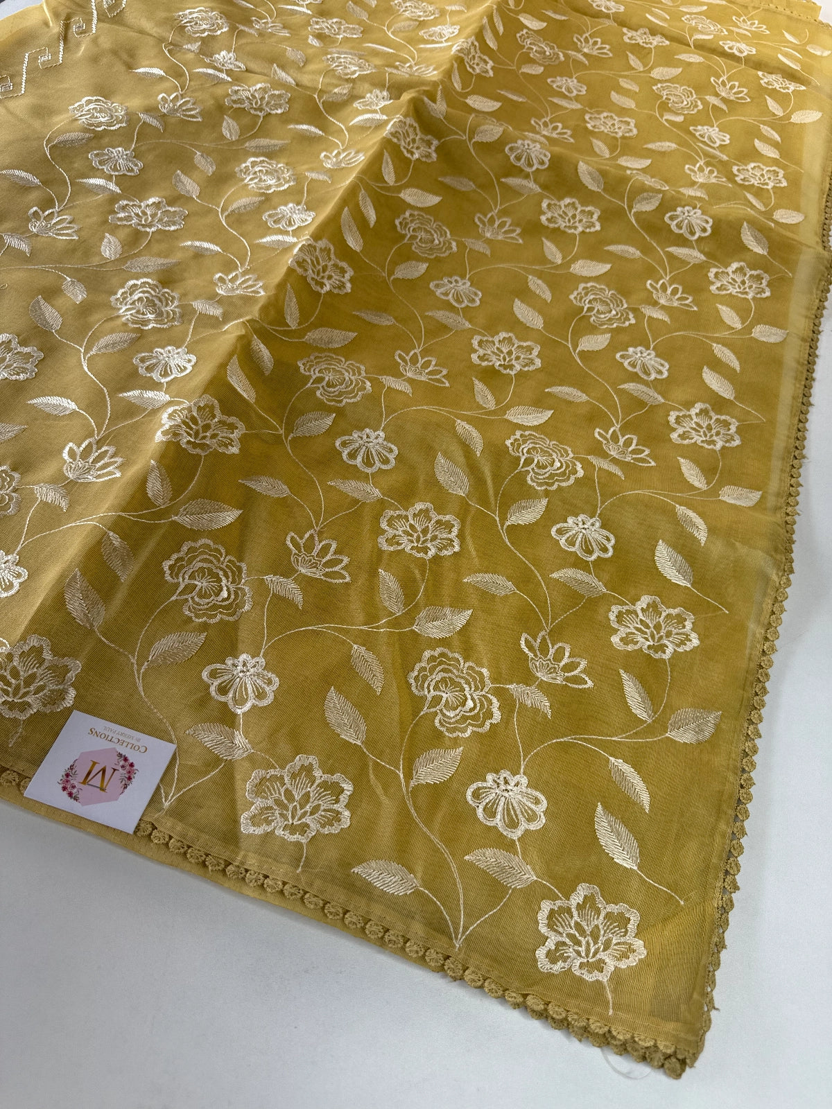 Chanderi Tissue saree/ D110