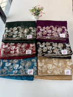 Glass Organza Saree/ CW493