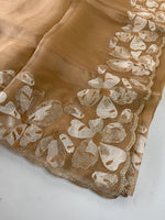 Glass Organza Saree/ CW493