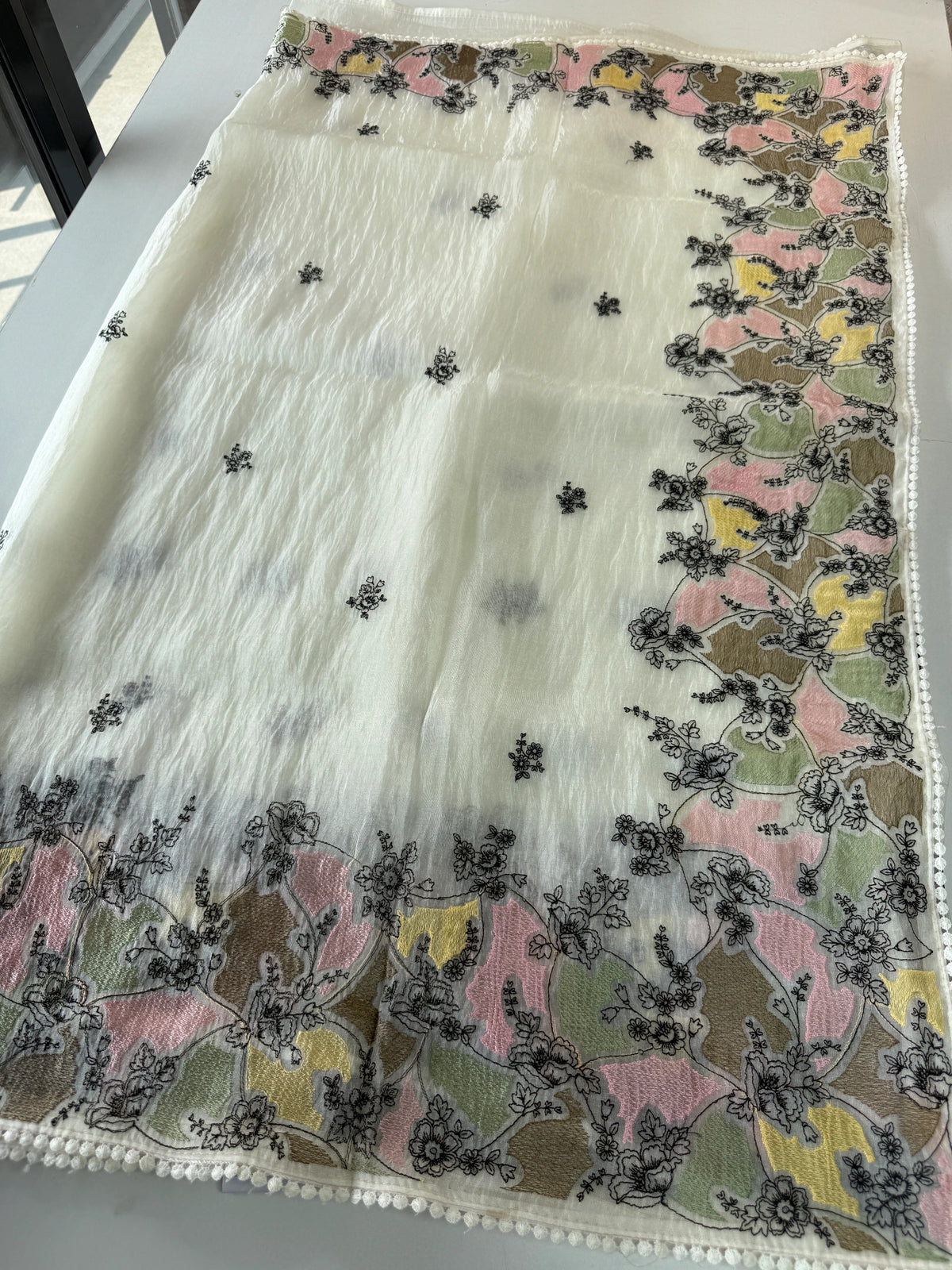 Korean Organza Saree/ MSA82