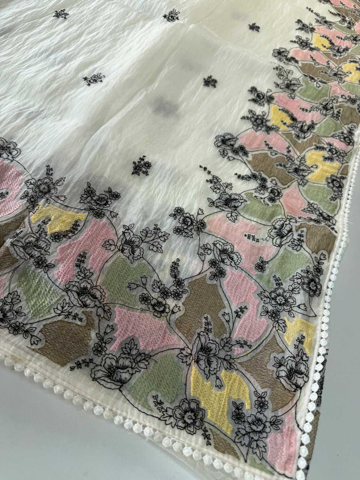 Korean Organza Saree/ MSA82