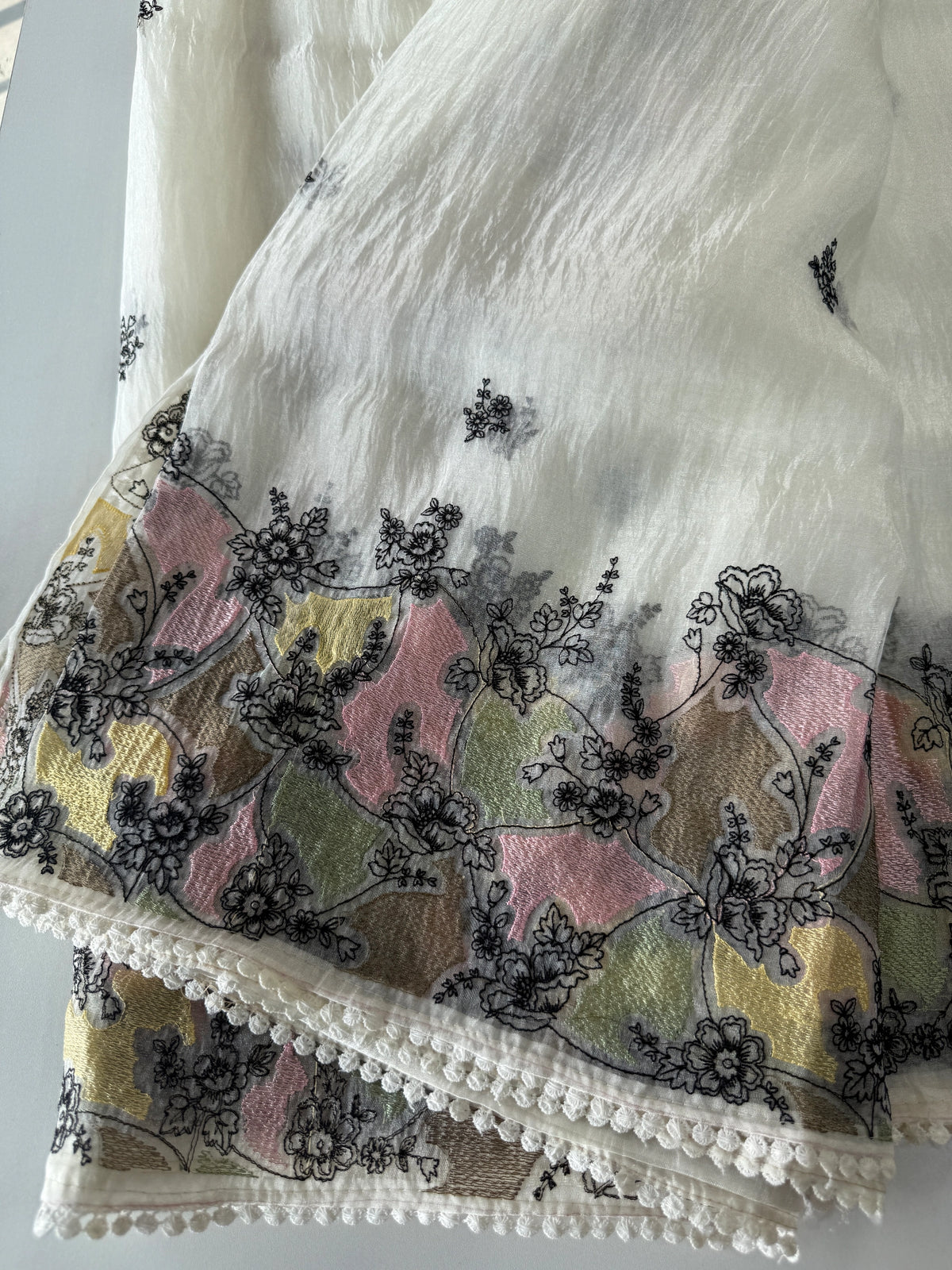 Korean Organza Saree/ MSA82