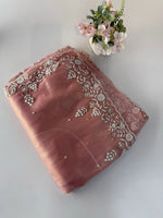 Tissue Organza Saree/ SA001