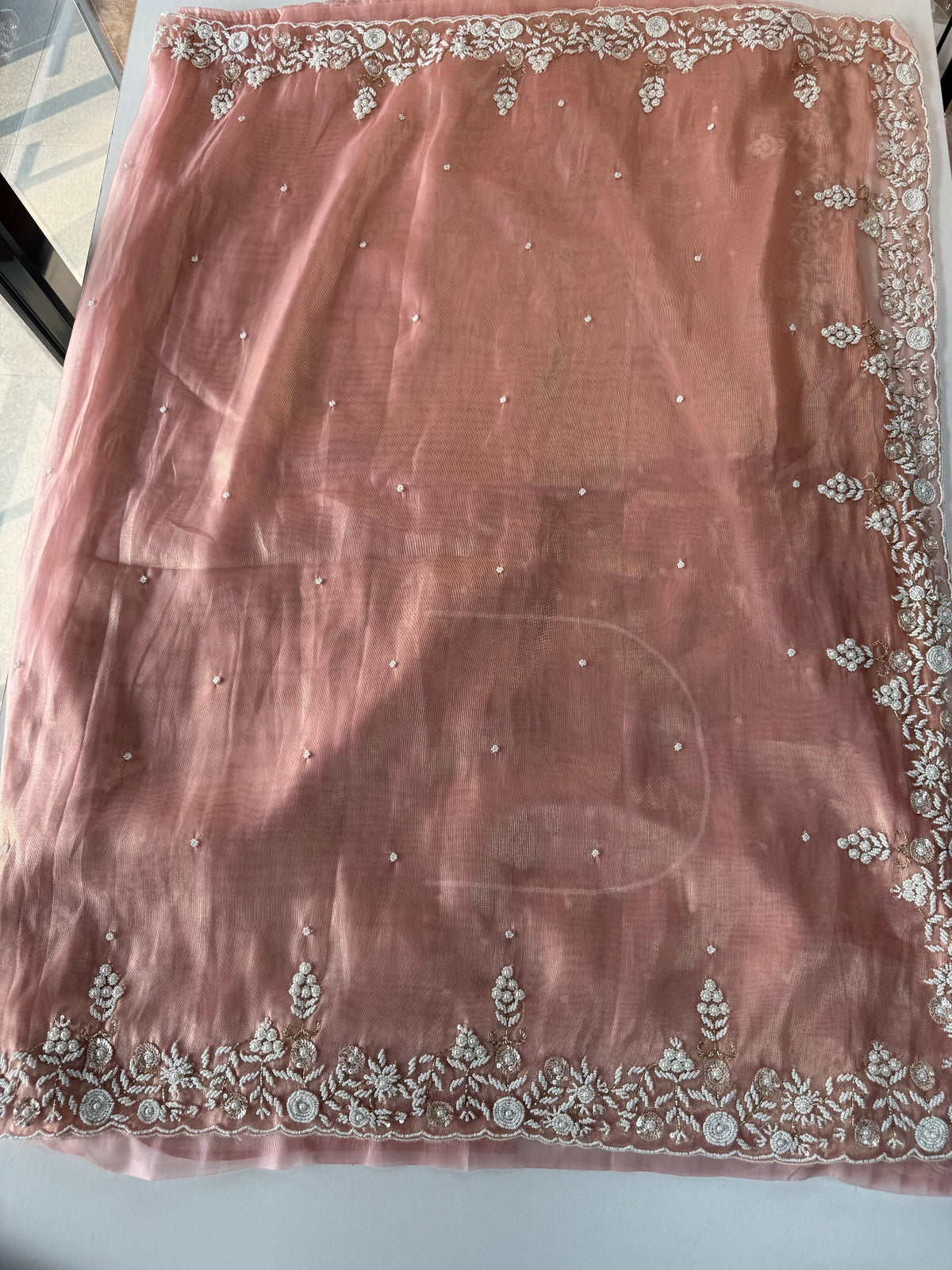 Tissue Organza Saree/ SA001