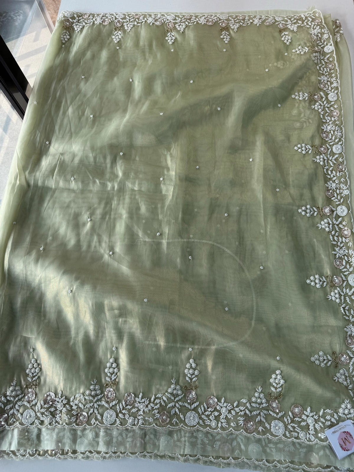 Tissue Organza Saree/ SA001
