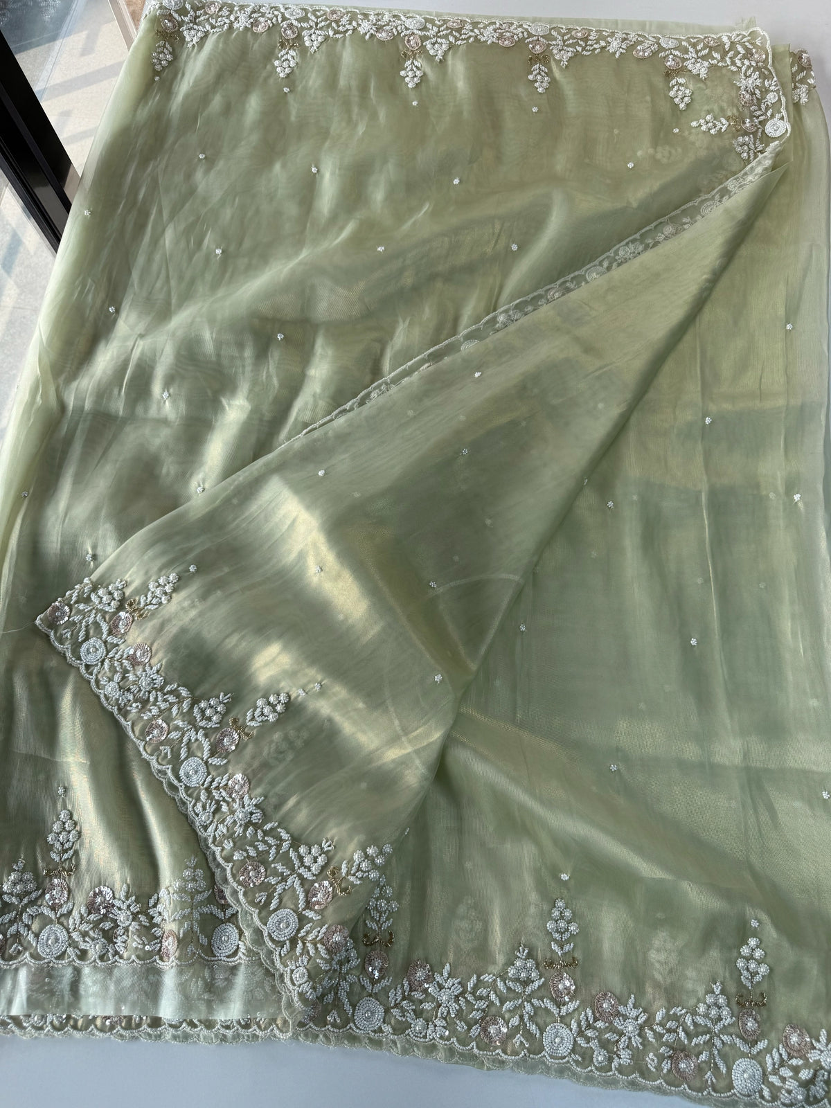Tissue Organza Saree/ SA001
