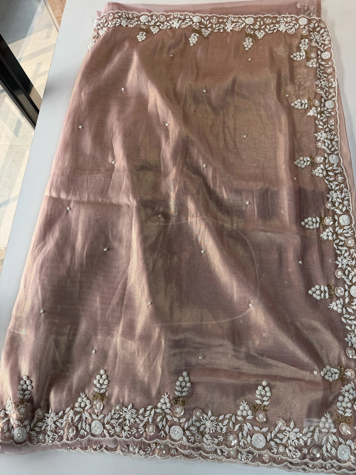 Tissue Organza Saree/ SA001