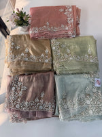Tissue Organza Saree/ SA001