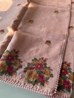 Silky kotta saree Peach Color / BL645