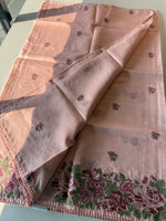 Silky kotta Saree Peach Color / 4624