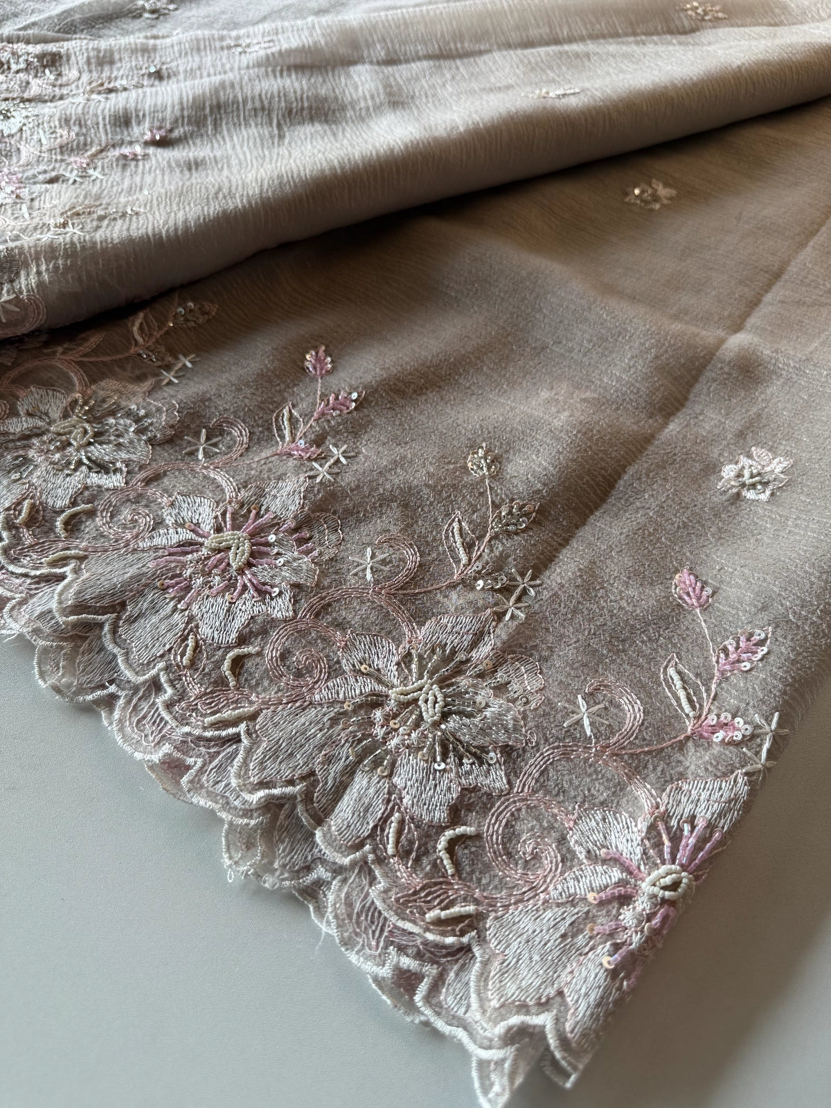 Platinum Crush Saree/ HM85