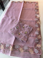 Silky Kotta cutwork Saree/ LAV04