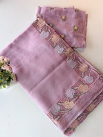 Silky Kotta cutwork Saree/ LAV04