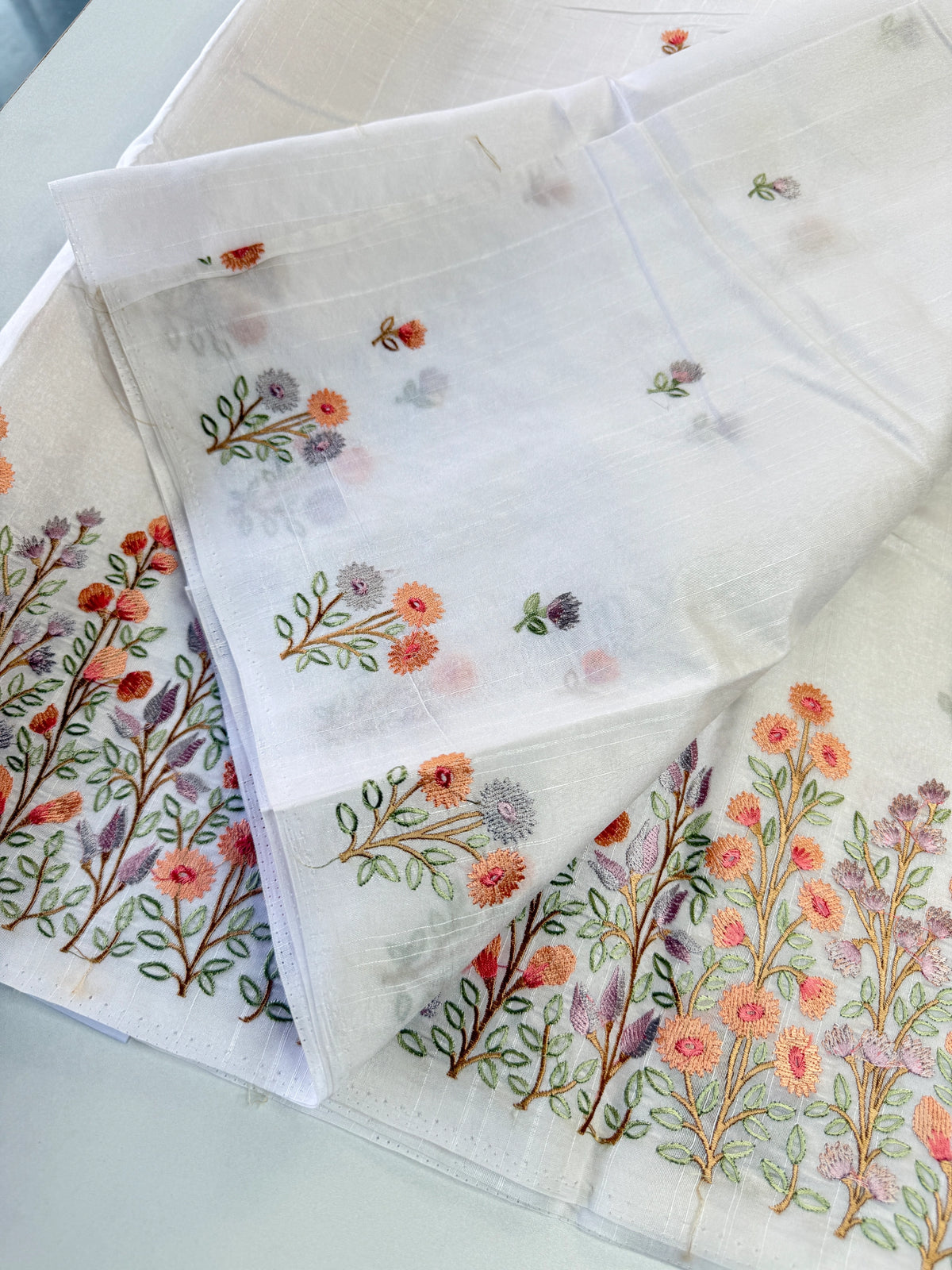 Slub silk saree (A) /5119