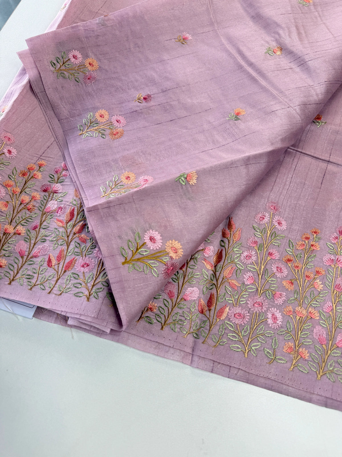 Slub silk saree (A) /5119