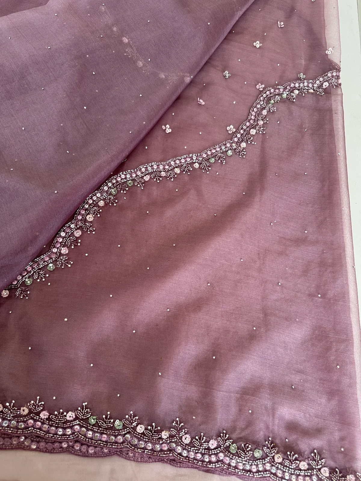 Soft organza hand worked/BJ2774