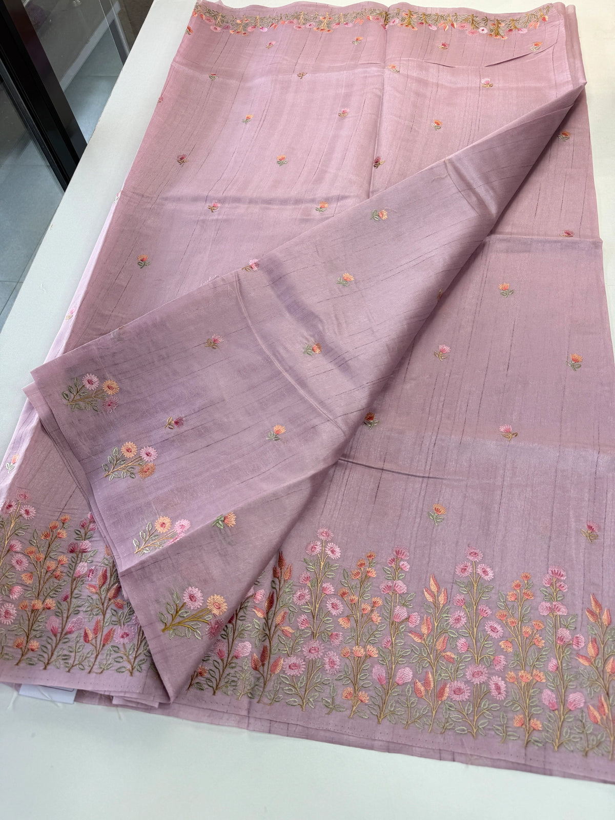 Slub silk saree (A) /5119