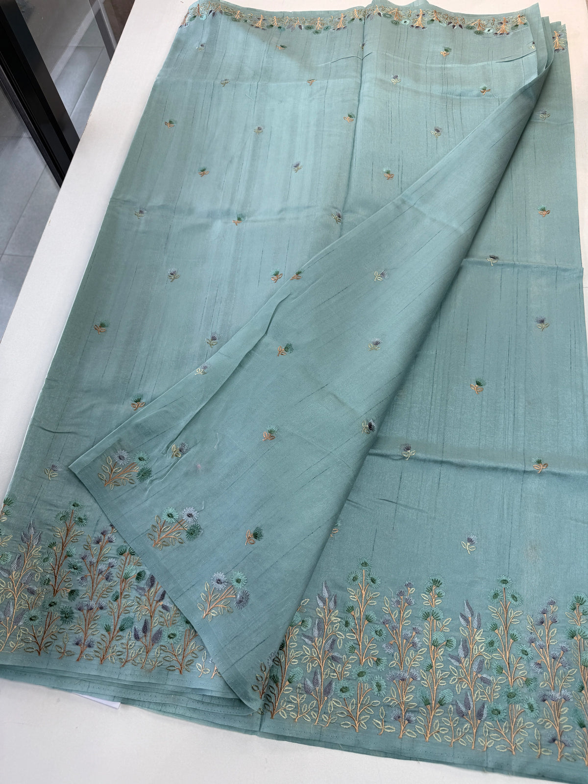 Slub silk saree (A) /5119